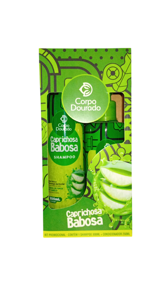 SH+CD.CORPO DOURADO 300/250ML CAPRI