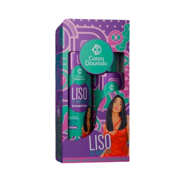 SH+CD.CORPO DOURADO 300/250ML LISO
