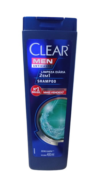 SH.CLEAR 400ML MEN LIMPEZA DIARIA