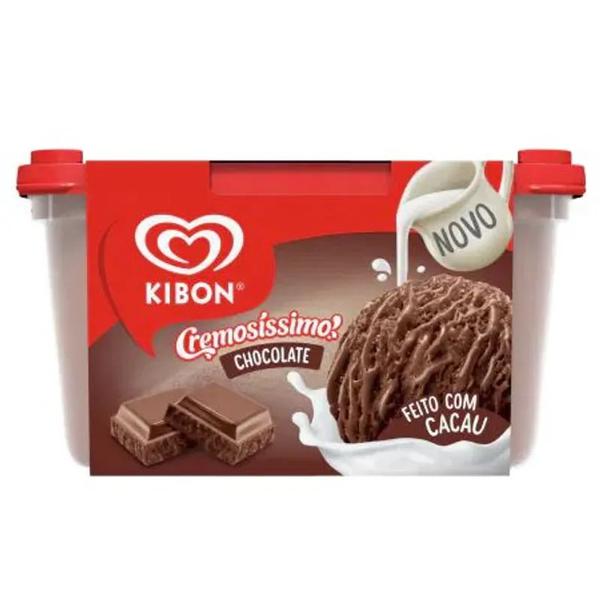 SORVETE KIBON 2LT CREMOSISSIMO CHOC