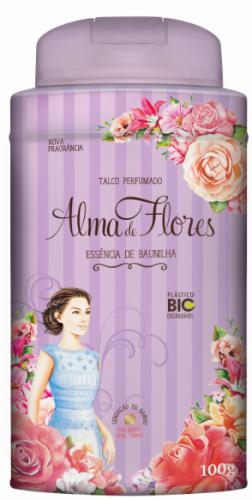 TALCO ALMA FLORES 100G ESS.BAUNILHA