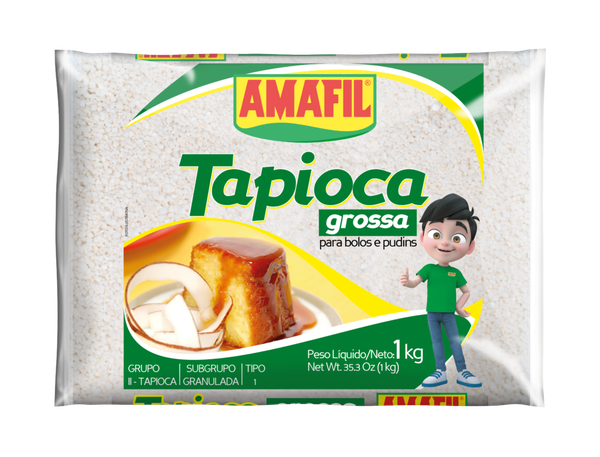TAPIOCA AMAFIL 1KG GROSSA PLASTICO