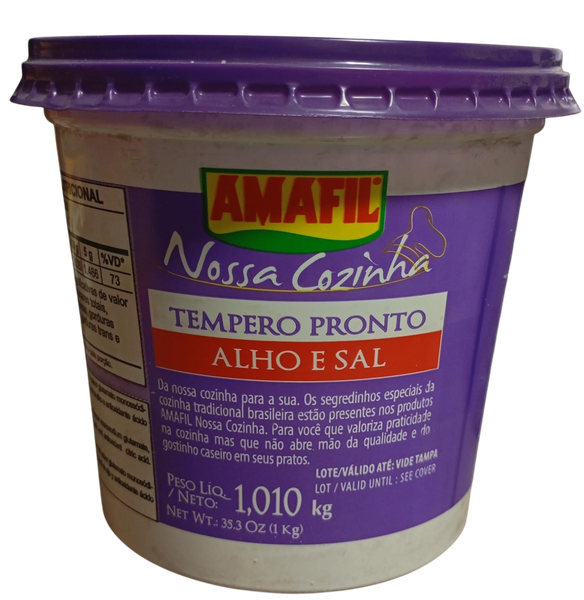 TEMP.AMAFIL PRONTO 1KG ALHO E SAL