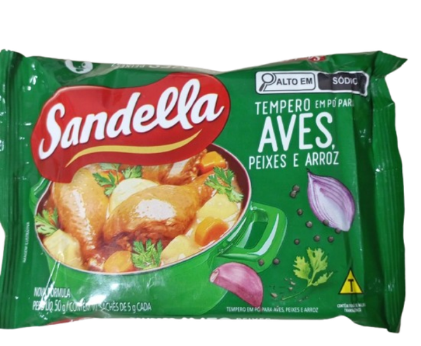 TEMP.PO SANDELLA 50G AVES/PEIXE
