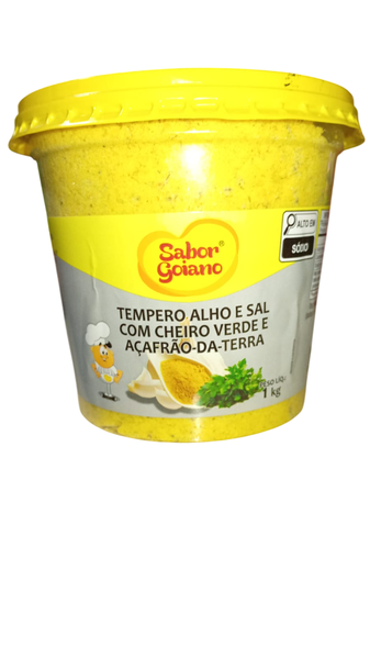 TEMP.S.GOIANO 1KG ALHO E SAL ACAFRA