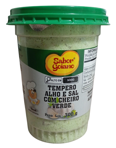 TEMP.S.GOIANO 300G ALHO E SAL C/ERV