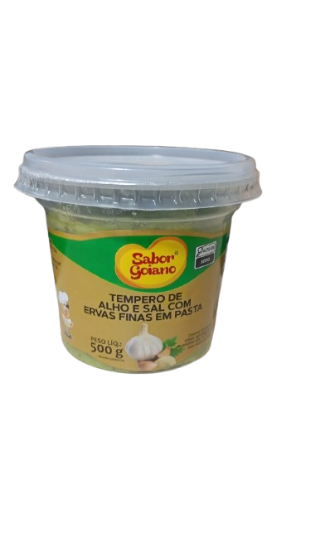 TEMP.S.GOIANO 500G ALHO E SAL C/ERV
