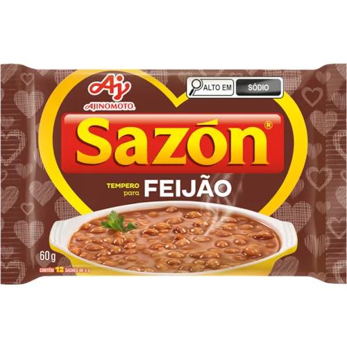 TEMP.SAZON 60G FEIJAO MARROM