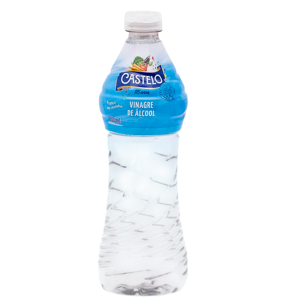 VINAGRE CASTELO 500ML ALCOOL BRANCO