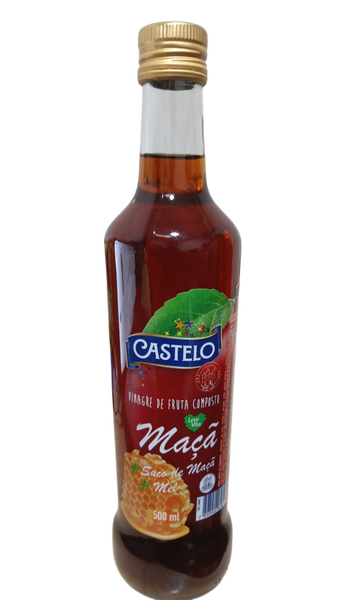 VINAGRE CASTELO 500ML MACA/MEL