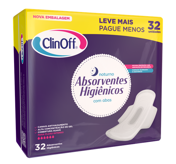 ABS CLIN-OFF C/ABAS NOTURNO C/32 L+P-
