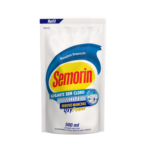 ALVEJANTE SEM CLORO WHITE SEMORIN 500ML