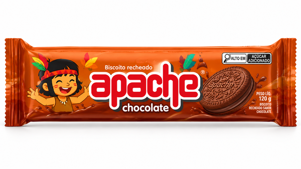 BISCOITO RECH CORY APACHE CHOCOLATE 76G