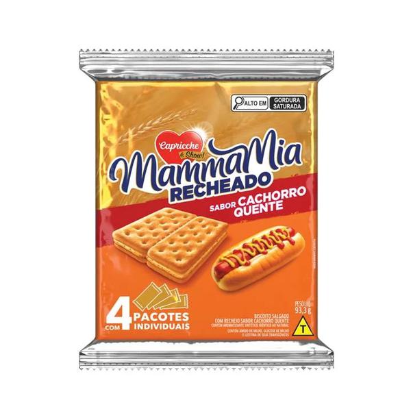 BISCOITO RECHEADO MAMMAMIA CACHORRO QUEN