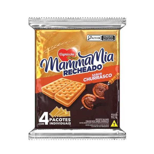 BISCOITO RECHEADO MAMMAMIA CHURRASCO 93,