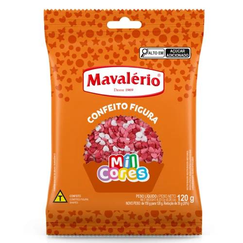 CONFEITO MAVALERIO CORACAO CHOCOLATE 120