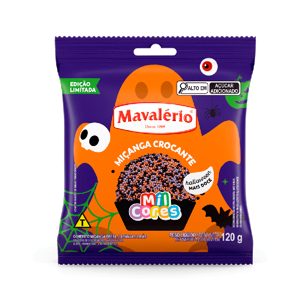 CONFEITO MAVALERIO MICANGA HALLOWEEN 120