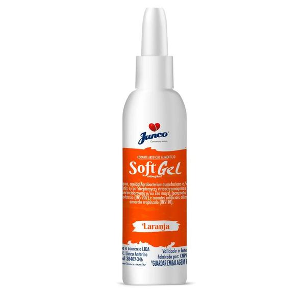 CORANTE SOFT GEL JUNCO ALIMENTICIO LARANJA 25G