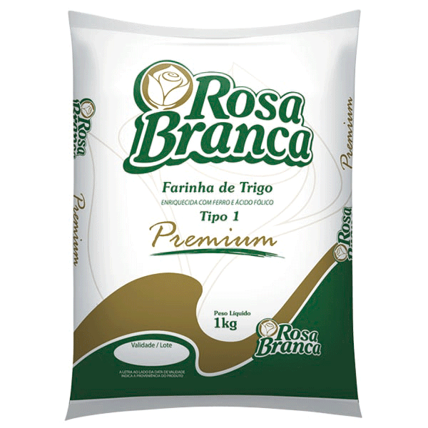 FAR TRIGO ROSA BRANCA PREMIUM T1 1KG