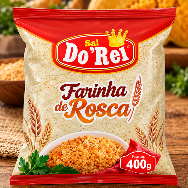 FARINHA DE ROSCA DO REI 400G