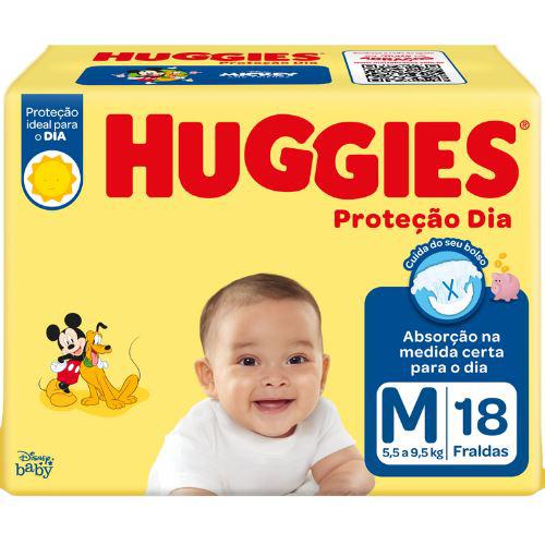 FRA HUGGIES PROTECAO DIA JUMBIN M C/18