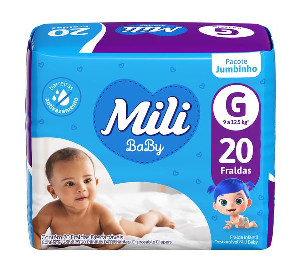 FRALDA BABY JUMBINHO G MILI C/20