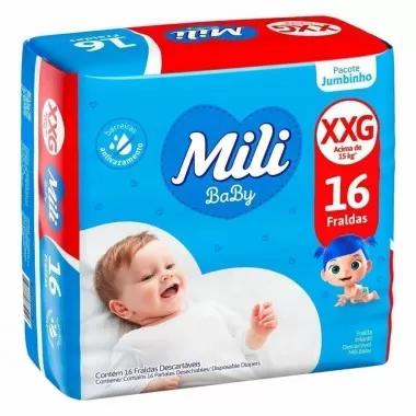 FRALDA BABY JUMBINHO XXG MILI C/16