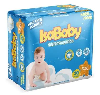 ISABABY FRALDA SUPER SEQUINHA MEGA XXG C