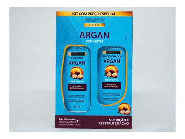 KIT SH+COND ARGAN KERABRASIL 230+190ML