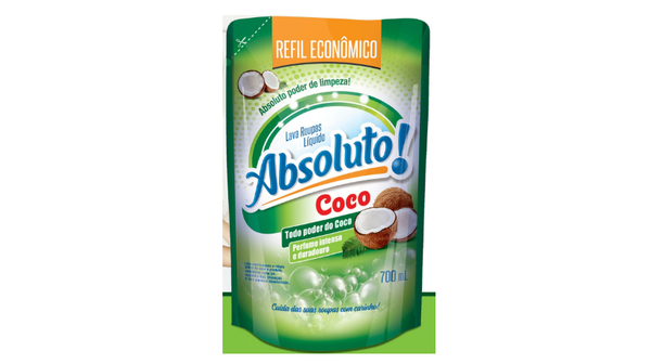 LAVA ROUPA LIQ ABSOLUTO COCO REFIL 700ML