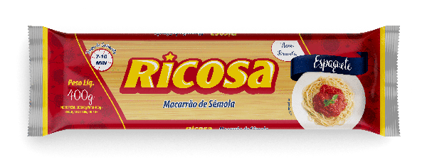 MACARRAO ESPAG RICOSA SEMOLA 400G