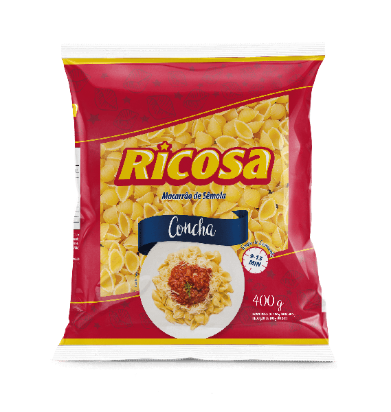 MASSA RICOSA CONCHA 400G