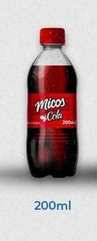 REFRIGERANTE MICOS COLA PET 200ML