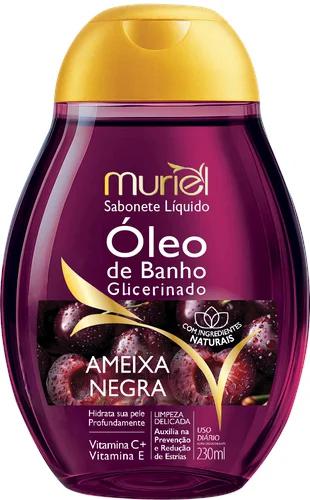 SABONETE LIQ MURIEL OLEO BANHO AMEIX NEG