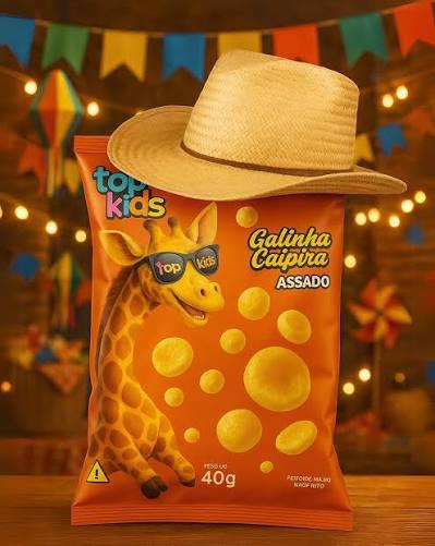 SALGADINHO TOP KIDS GALINHA CAIPIRA 28G