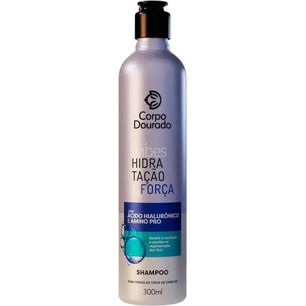 SHAMPOO CORPO DOURADO VIBES HIDRATACAO 300ML