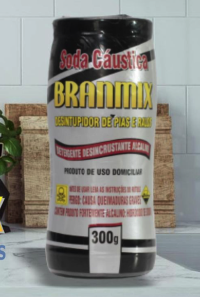 SODA CAUSTICA BRANMIX 300G