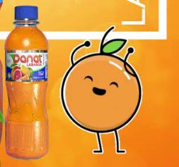 SUCO DANAT LARANJA PET 330ML