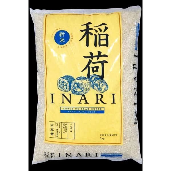 ARROZ SOLITO 1KG INARI ORIENTAL GRAO CURTO