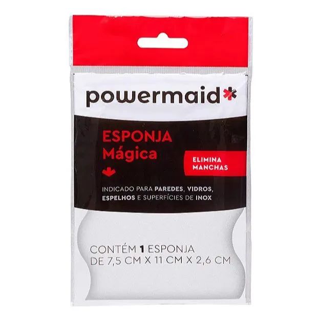 ESPONJA POWERMAID MAGICAS MELANINAS BRANCO