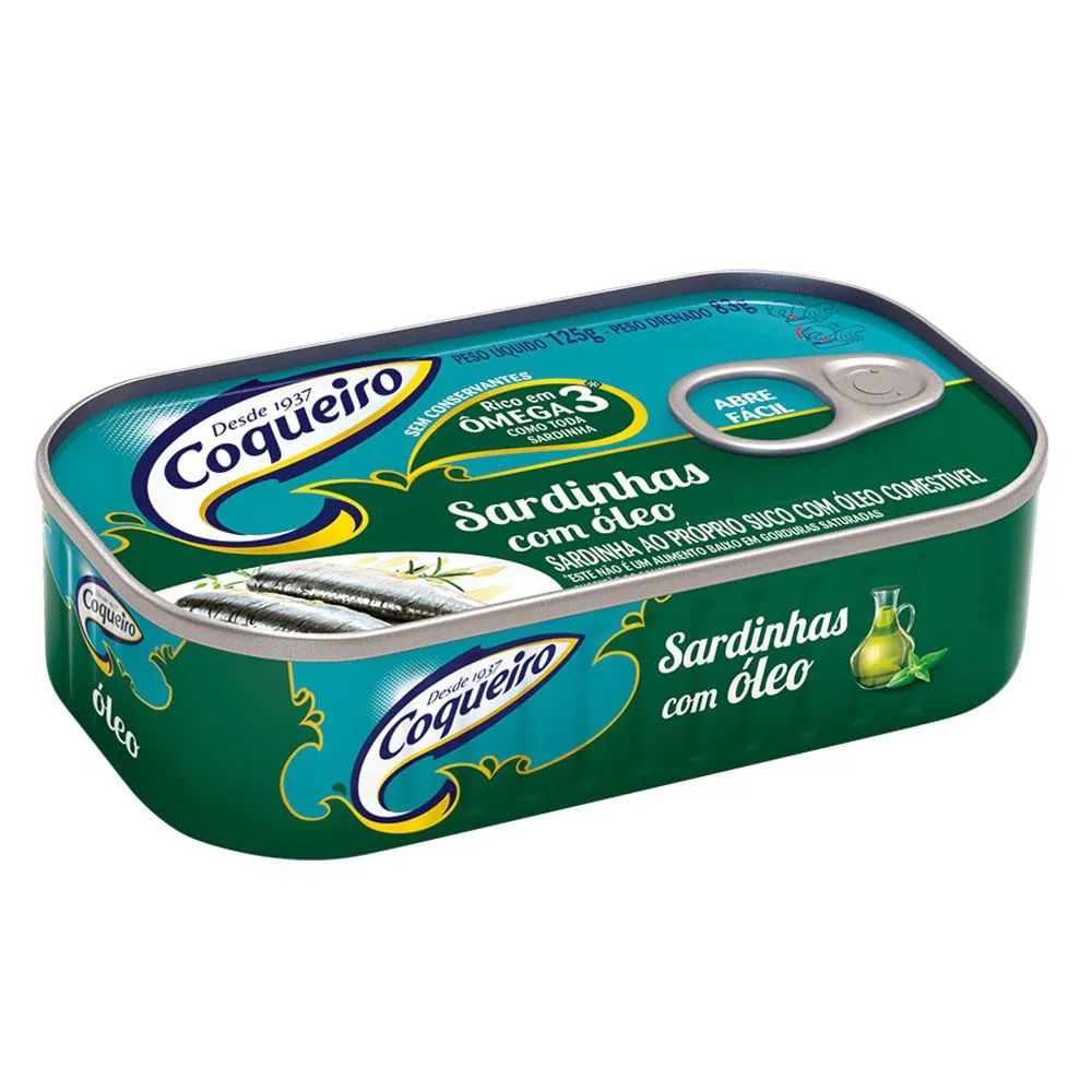 SARDINHA COQUEIRO 125GR OLEO