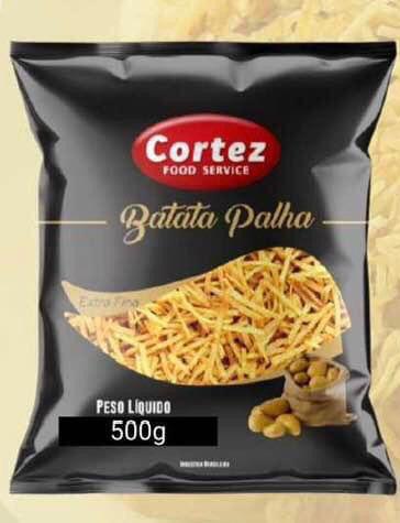 BATATA PALHA CORTEZ 500GR