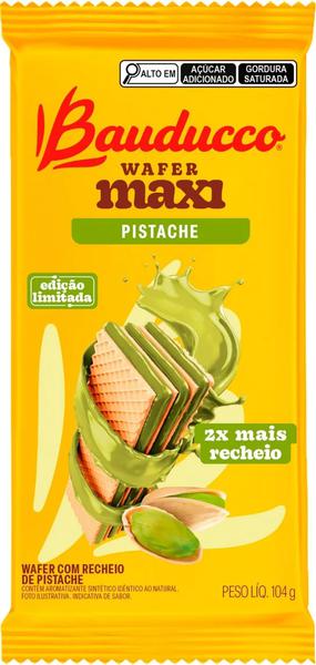 BISC BAUDUCCO WAFER MAXI 104GR PISTACHE
