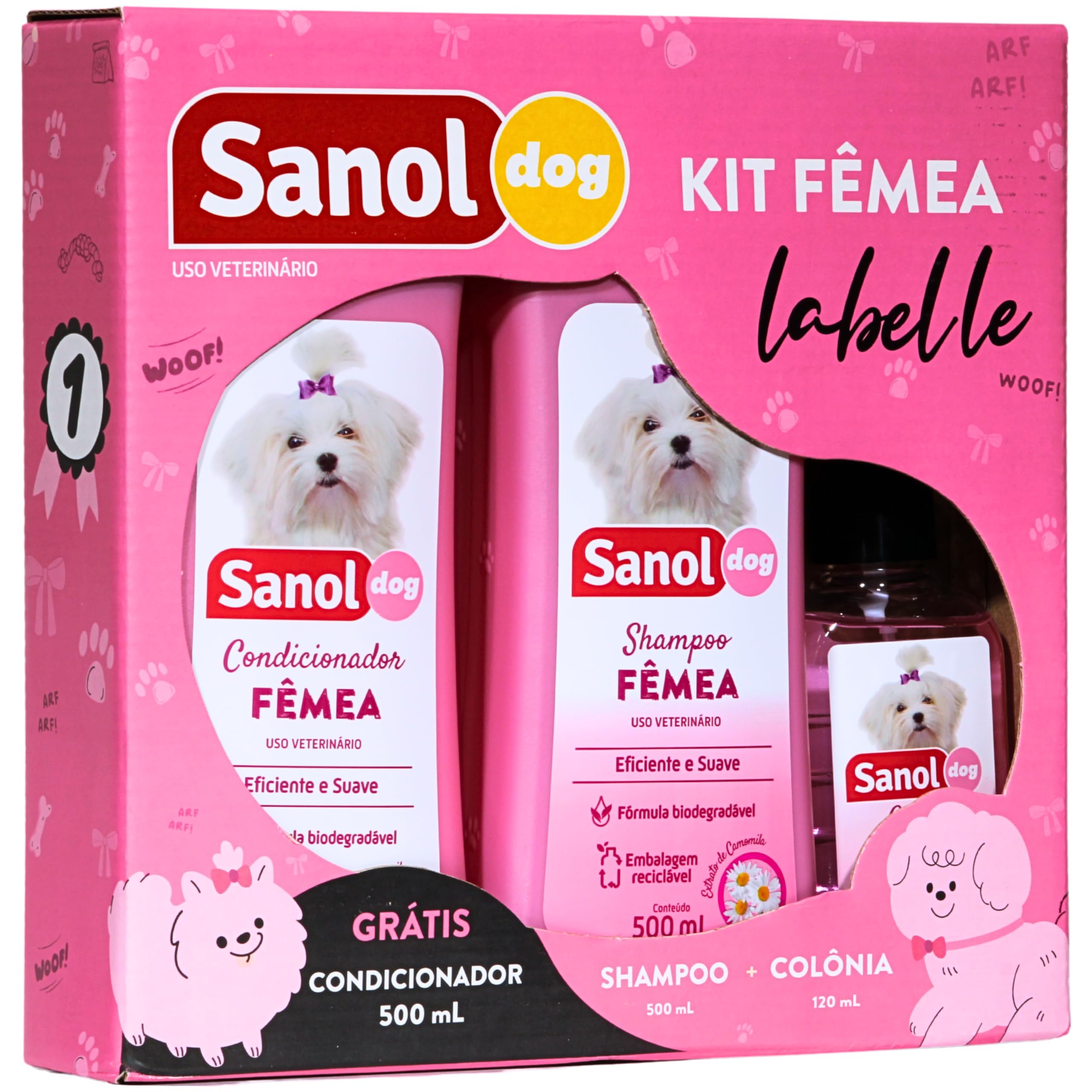 KIT BANHO SANOL DOG FEMEA