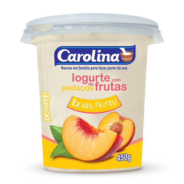 IOG CAROLINA 450G PED/FRUT PESSEGO