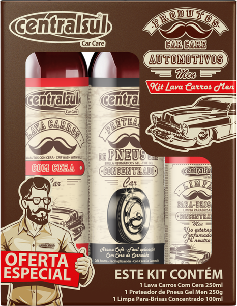 KIT CENTRALSUL LAVA CARROS MEN