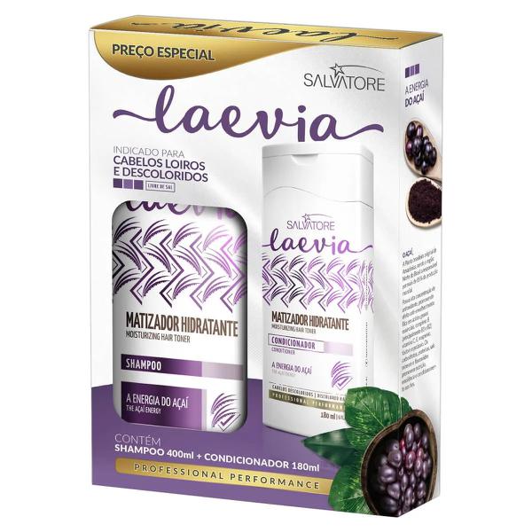 KIT LAEVIA SH 400ML + COND 180ML MATIZADOR HIDRAT