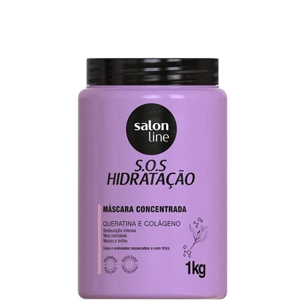 MASCARA SALON LINE 1KG SOS QUERATINA/COLAGENO