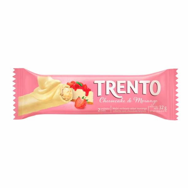 WAFER TRENTO 29GR CHEESECAKE MORANGO