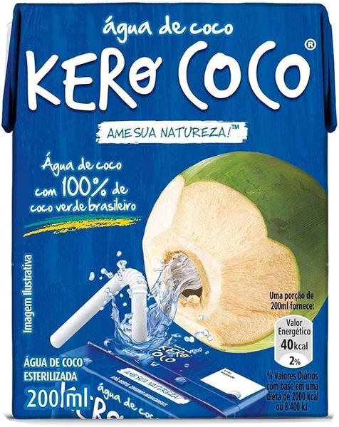 AGUA DE COCO KERO COCO TP 200ML - R$2.39 - CX/27 - 7896828000017